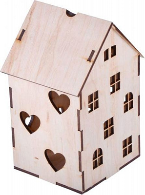 Заготовка Домик с сердцами Rosa Talent 
