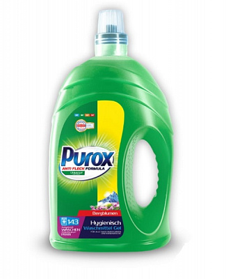 Гель для машинной и ручной стирки PUROX Universal Bergblumen 4,3 л