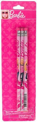 Набір олівців чорнографітних BRFLR-11S-102-BL3 3 шт Barbie