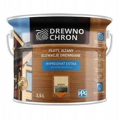 Пропитка Drewnochron Impregnat Extra Тік полумат 2,5 л 2,69 кг