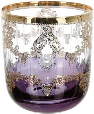 Набор стаканов низких Violet and Gold 300 мл 6 шт. Combi 