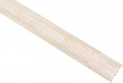 Поріжок алюмінієвий Броварской алюмінієвий завод гладкий приховане кріплення 40x1800 мм дуб капучино