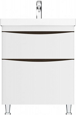 Тумба підлогова AM.PM Like 65 з умивальником венге