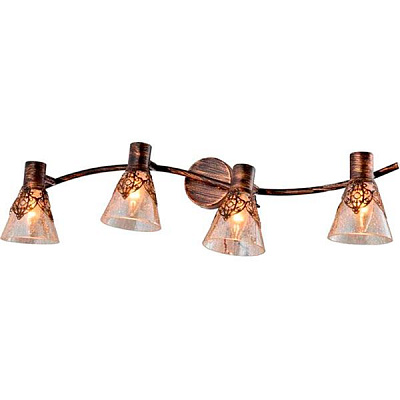 Спот Crystal Life 4x40 Вт E14 коричневый 16781-4 