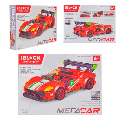 Конструктор Iblock Машинка PL-921-303