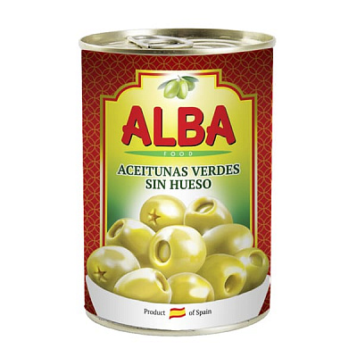 Оливки ALBA FOOD без косточки 300 мл