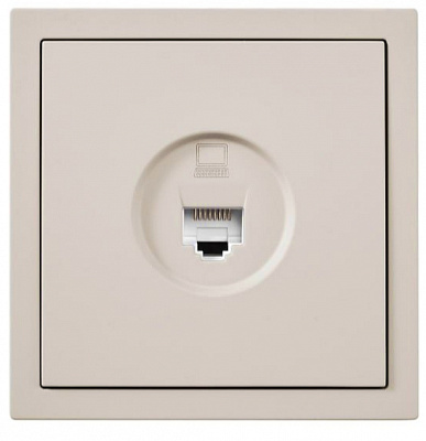 Механізм розетки комп’ютерна HausMark Juna IP20 пісочна/бежевий 7041-1888U2-139