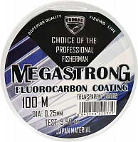 Волосінь Condor 100м 0,22мм 8,2кг з флюорокарбоновим покриттям Megastrong Flurocarbon Coating