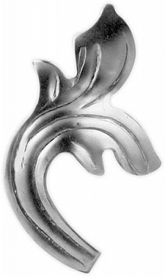 Лист Радуга-N узорный правый 125х80х2 мм 3405200