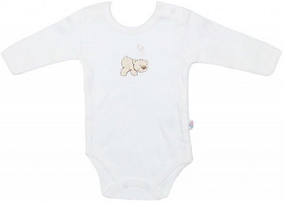 Боді унісекс Bi Baby з ведмедиком 56522 р.80 білий