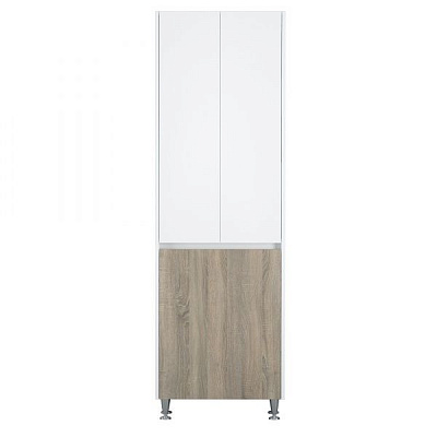 Пенал на ножках AM.PM M91CRX0606WF38 GEM S с корзиной для белья 60 см белый глянец/дерево