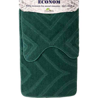 Набір килимків Dariana Econom JD 669 зелений