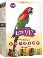 Корм Лорі для больших попугаев ЛориВит+ 800 г