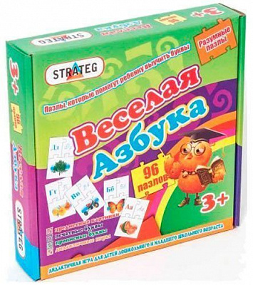 Іграшка-пазл Strateg Весела абетка