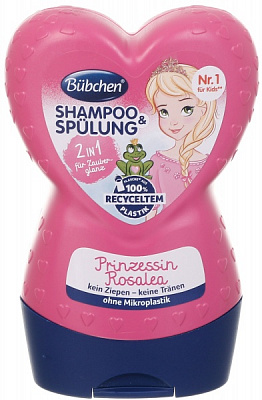 Шампунь 2 в 1 Bubchen 2 в 1 Принцесса Розалея 230 мл