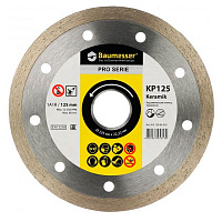 Диск алмазный отрезной Baumesser Keramik 1A1R 125x1,4x22,2 керамика, травертин 91315095010