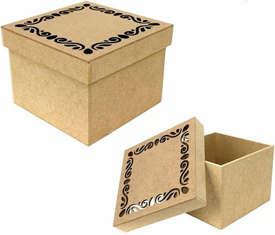 Коробка с фигурной крышкой 1 20х20х15 см Rosa Talent 