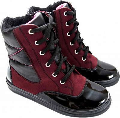 Ботинки Мальви р.36 бордовый Ш-453 wr 