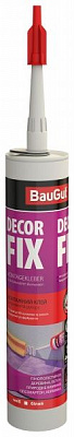 Клей монтажний BauGut Decor Fix для елементів декору білий 310 мл