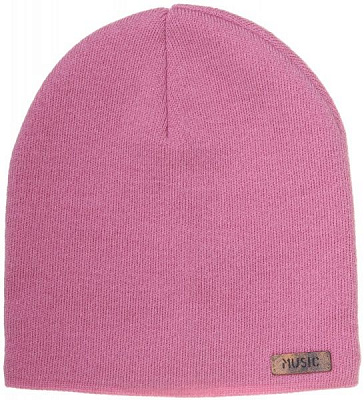 Шапочка детская для девочки Luna Kids р.52-54 розово-серый 2385 