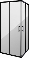 Душевое ограждение ScandiSPA Scadi Black 90х90х195 см 8126E