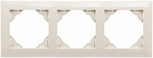Рамка тримісна Efapel LOGUS універсальна кремовий 90930 TMF