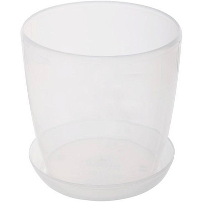 Горщик квітковий Омела 0.8 л глянцевий прозорий