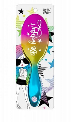 Щетка для волос именная Be Happy Super Star 022-Be happy!