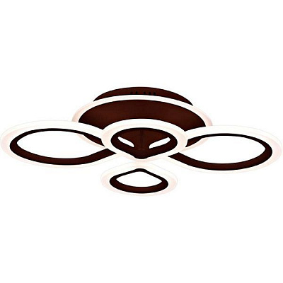 Люстра світлодіодна Victoria Lighting Zig/PL4 76 Вт коричневий