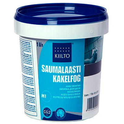 Фуга KIILTO Kesto 40 1 кг серый  