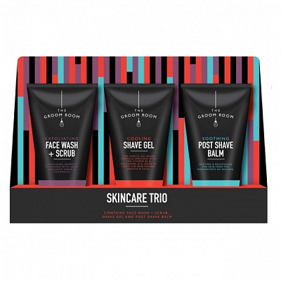 Набір подарунковий для чоловіків Groom Room Skincare Trio