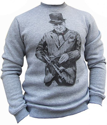 Світшот P1G WINTER SWEATSHIRT WINSTON CHURCHILL UA281-29911-WC-IG р. S сірий