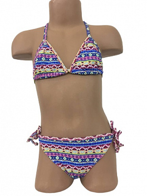 Купальник для девочек Bibo р.128 разноцветный 8023 