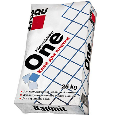 Клей для плитки Baumit One 25 кг