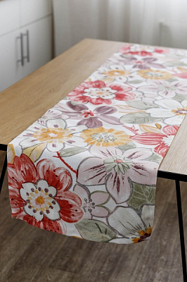 Дорожка (раннер) Sun цветы 40x140 см Прованс 