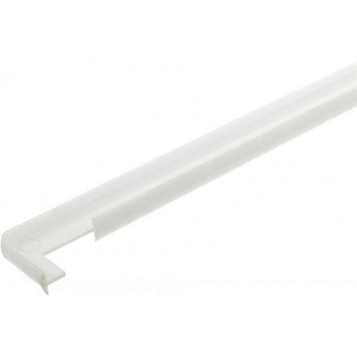 Торцева накладка Унипласт 600х35х15 мм білий