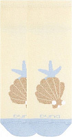 Носки женские Duna с люрексом 3127 р. 21-23 бежевый 1 пар 