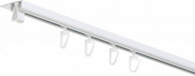 Карниз Талсистем 801057 одинарний укомплектований 150 см білий