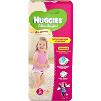 Підгузки Huggies Ultra comfort 5 12-22 кг 56 шт. для дівчинки