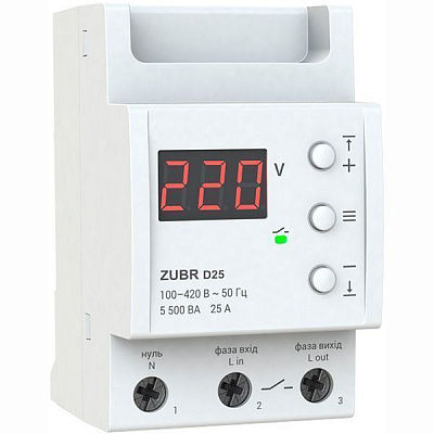 Реле напруги ZUBR D25