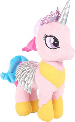 Мягкая игрушка Копица Единорог розовый 32 см 00084-87