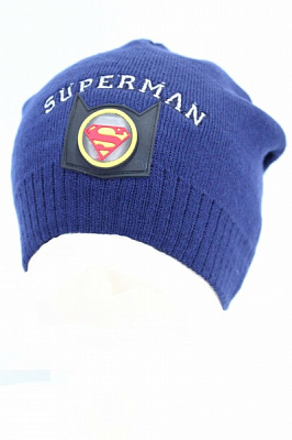 Шапочка детская для мальчиков Kraft+ р.50-52 темно-синий 2382 