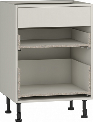 Тумба нижня Грейд з 3-ма ящиками часткового відкриття Q-25 Оптимум 600x870x522 мм фунго