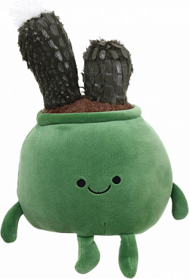 Мягкая игрушка HW Planty Pals Кактус с цветком 28 см разноцветный DT251403-11