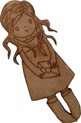 Фигурка Девочка с конвертом №5 Аплі-Краплі 