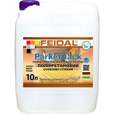 Лак паркетний Acryl Parkettlack Feidal мат 3 л прозорий