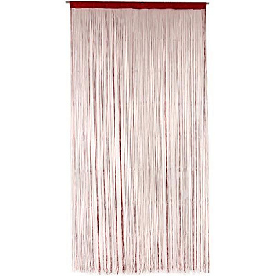 Штора-нитки Underprice Stripe бордовая 90x280 см