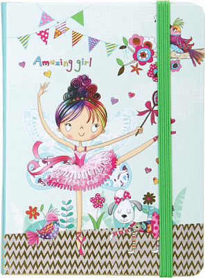 Блокнот 80 листов 105x145 мм Balerina