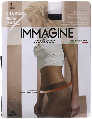 Колготки Immagine VITABASSA 20 Den Nero 3 черный