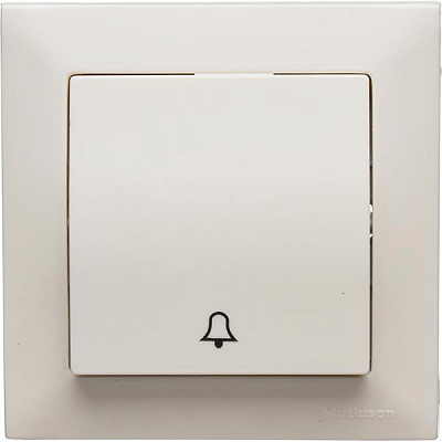 Кнопка дзвінка Mutlusan Candela кремова